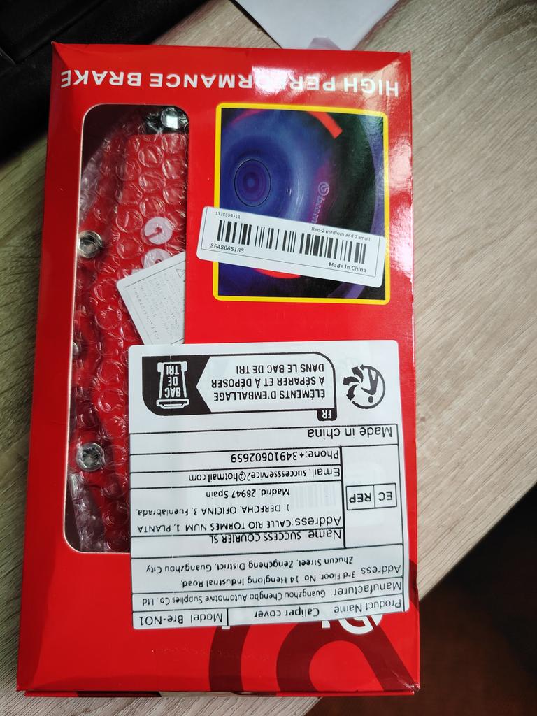 KUNBABY 8 spalvų ABS plastiko stabdžių suportų dangtelis