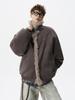 Unisex American Retro Suede Cotton Winter Parka: Trendy, Warm, Versatile