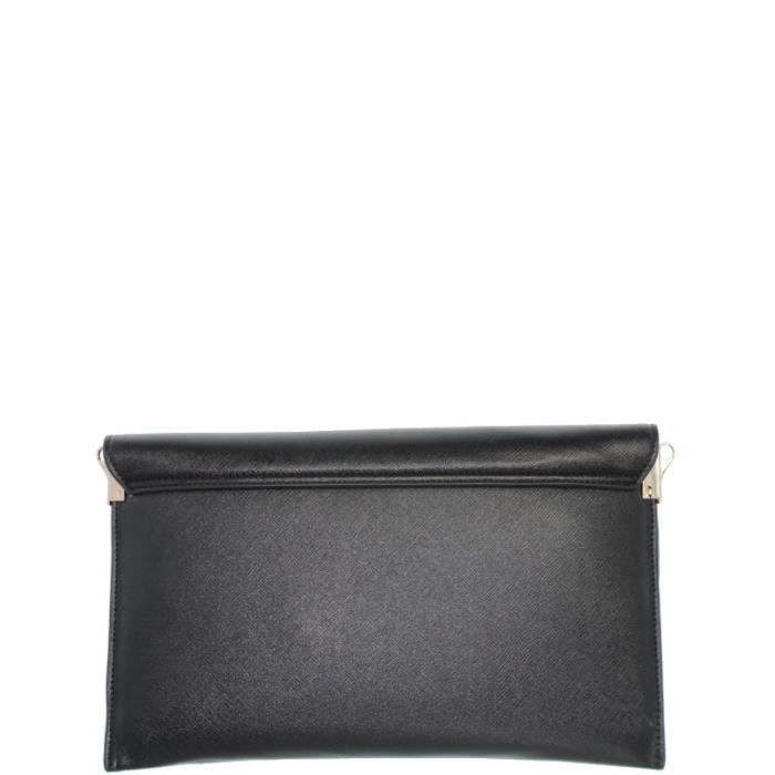 Pochette - Christian Lacroix - TWC38049-0108 - Cuir Saffiano - Noir - Bandoulière