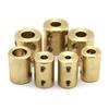 2x Messing Starre Motorwellenkupplung Kupplung Getriebeverbinder Hülse Adapter 3.17/4/5/6/8/10/12mm Für RC Boot Auto Flugzeug
