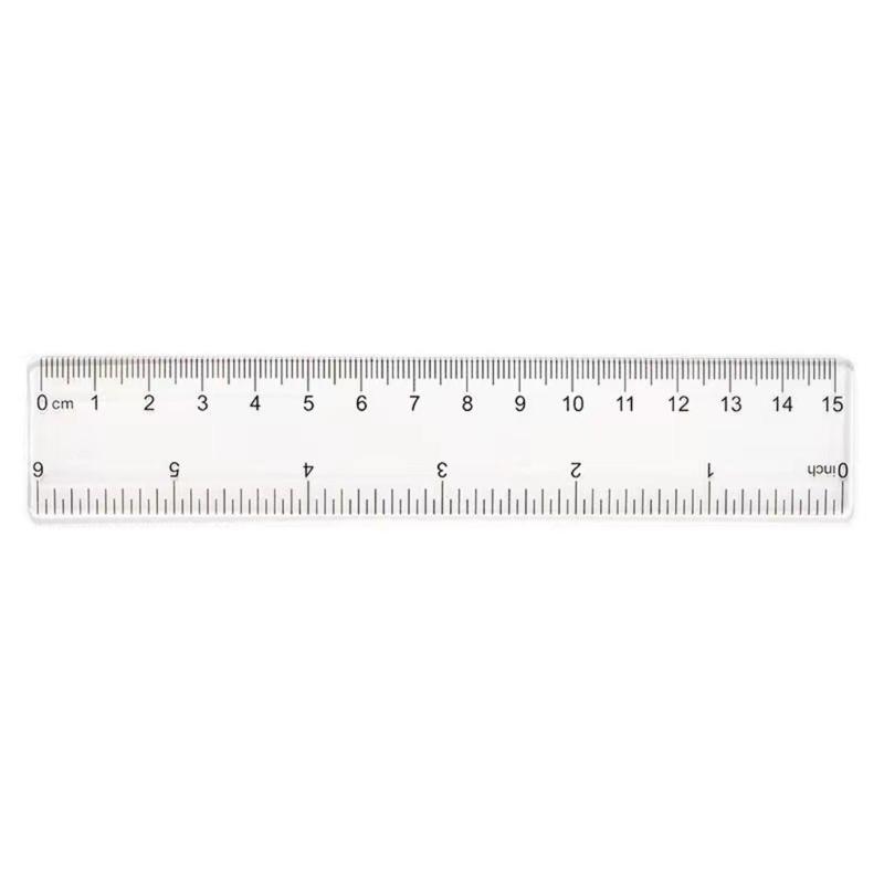6Pcs Student Geometry Tool Multifunctional Geometry Math Set with Straight Ruler Protractor Set Square For School Office