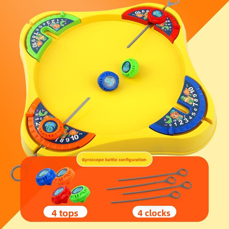 Non-Toxic Plastic Spinning Top Launcher Top Battling Toy Random Color Spinning Top High Performance Multiplayer Gyro Disk Plate