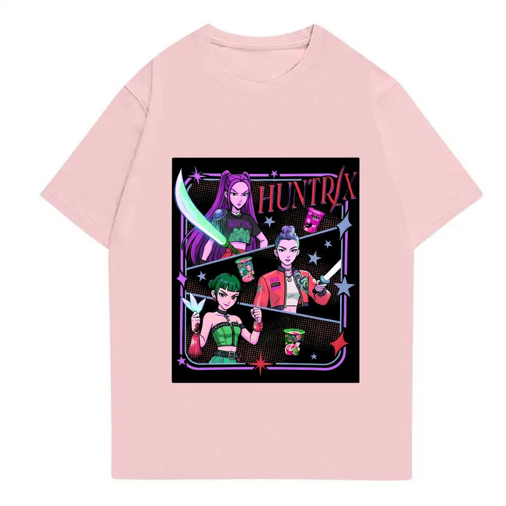 Kid's Anime Printed Short Sleeved T-shirt