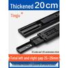 Silent Extra Thick Stainless Steel Drawer Slides with Rebound Damping