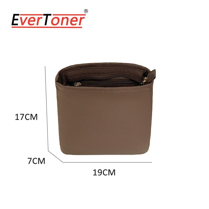 EverToner Multi-Use Nylon Liner Makeup Bag for L Brand Vavin Bucket Bag Organizer Ideal for Cosmetics Toiletries Small Items