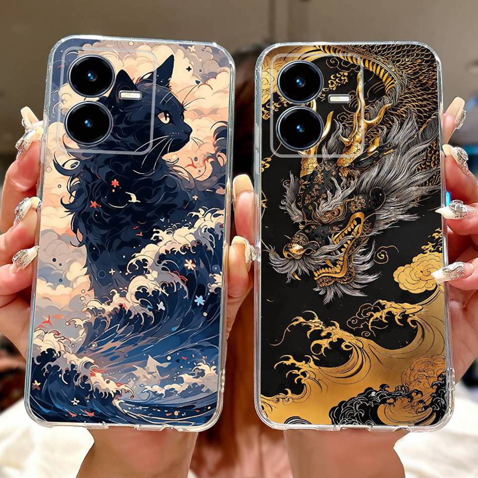 Fashion Painting Case For Tecno Pova 5 5Pro LH7n LH8n Soft Silicone TPU Phone Cases For Tecno Pova 5 Pro Pova5 Covers Bumpers