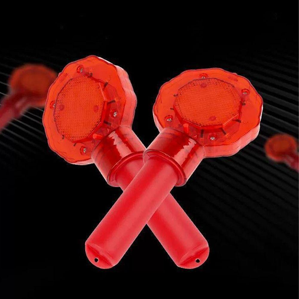 Handheld Plum Blossom Warning Light Red LED Strobe Light Emergency Flashing Light  Engineering