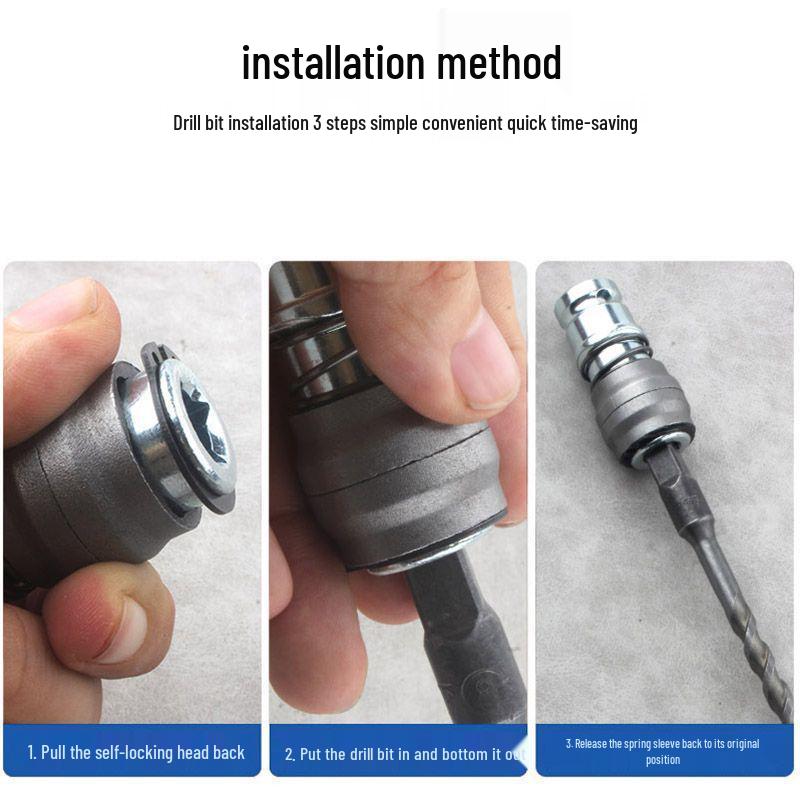 Universaladapter: Elektrischer Schraubenschlüssel zum Schlagschrauber/Bohrhammer-Konverter, Lithiumbatterie-kompatibel, 1/2-Zoll-Aufnahme-Druckluftadapter