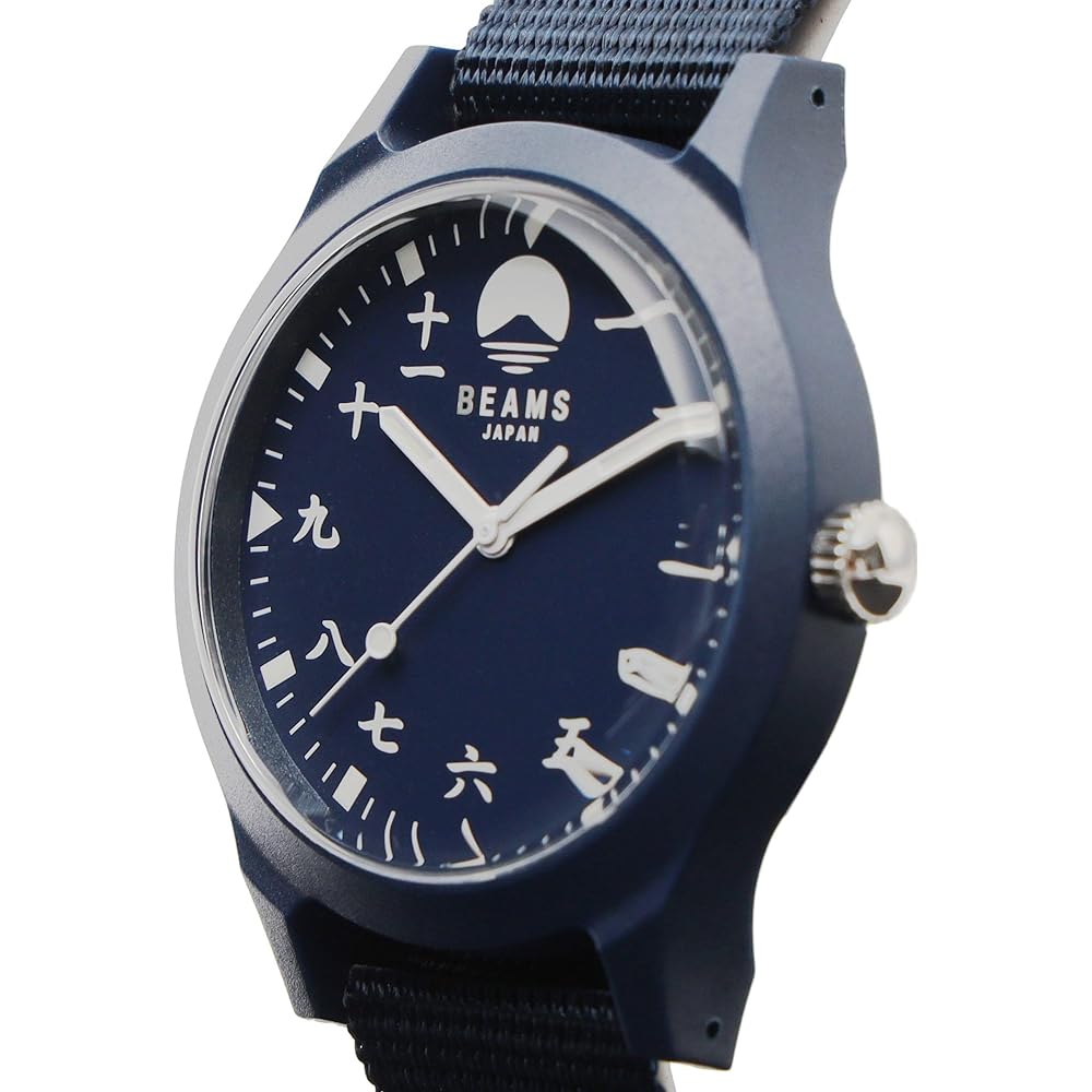 Beams Japan BJ Roman Numeral Watch Navy SP
