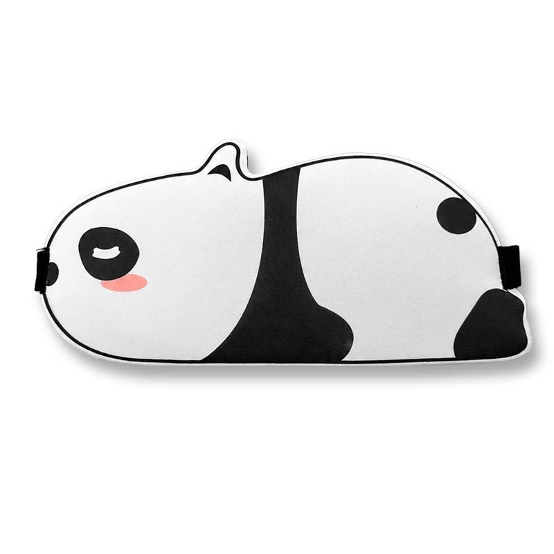 3D Cartoon Koe Slaapmasker: Lichtblokkerende Schattige Dierenoogbescherming voor Volwassenen voor Reizen en Dutjes