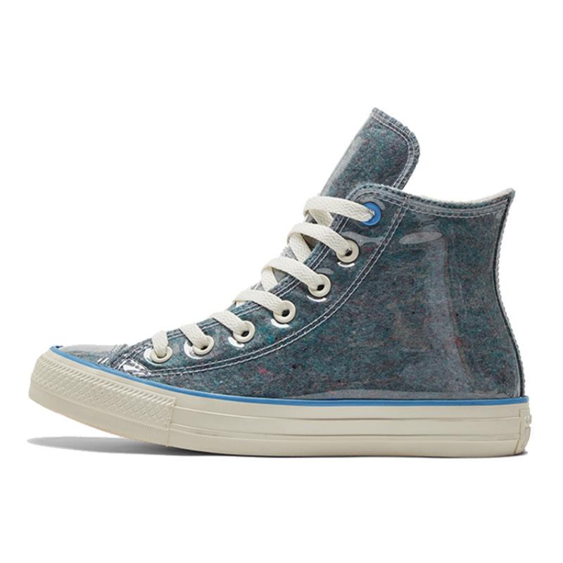 

Converse Chuck Taylor All Star Chuck Taylor Vintage Versatile High Top Board Shoes Unisex Blue and White 37