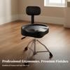 Drum Throne with Backrest Ergonomic Stool Stable for Drummers