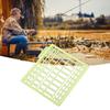30Pcs Bait Stoppers Plastic Grid Type Strong Fish Hair Stopper for Carp Boat Lake River Fluorescence