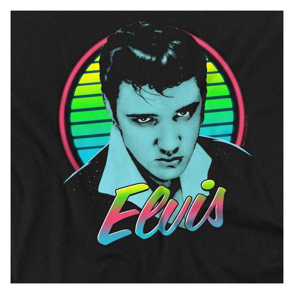 Elvis Presley Unisex Adult King Neon T-Shirt