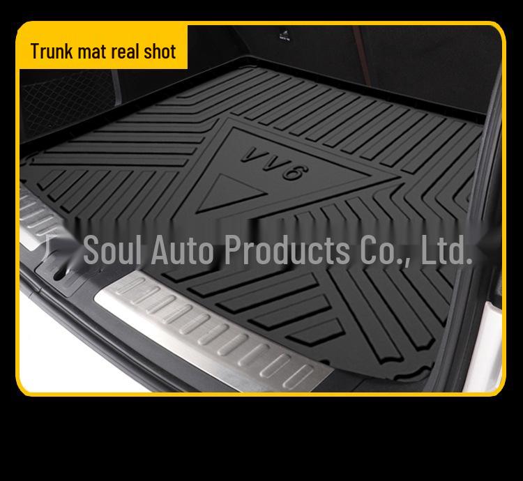 2023 Tesla Model Floor Mats: Eco-friendly, Odorless TPE, Waterproof Trunk Mat
