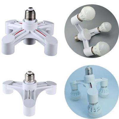 E27 Zásuvkový rozbočovač Držák adaptéru žárovky Konvertor pro 3/4/5hlavovou patici lampy