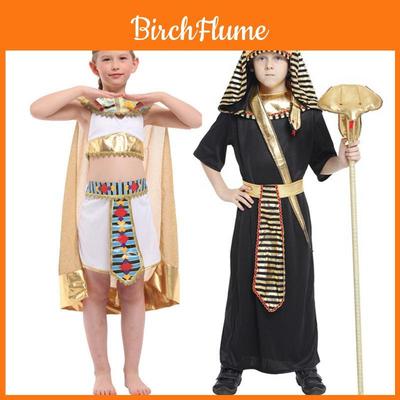 Helloween Themed Party Costume For Egyptian Pharaoh Prince And Princess Perfect For All Occasions