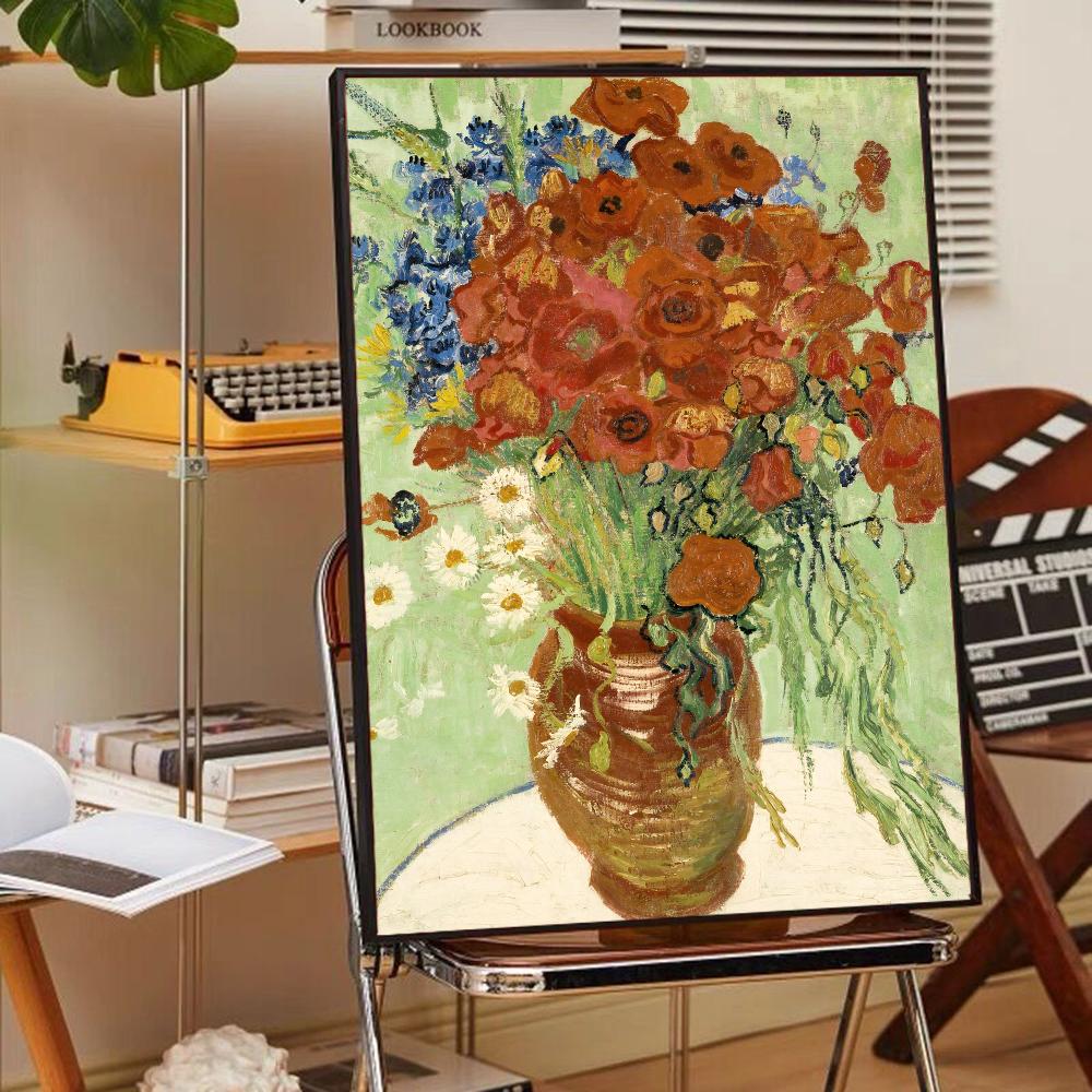 

Художественная живопись Плакат Ван Гога Самоклеящийся художественный постер Белая бумага Печать Постеры Художественные работы Эстетическое искусство Настенная живопись 21cm×30cm NoFrame