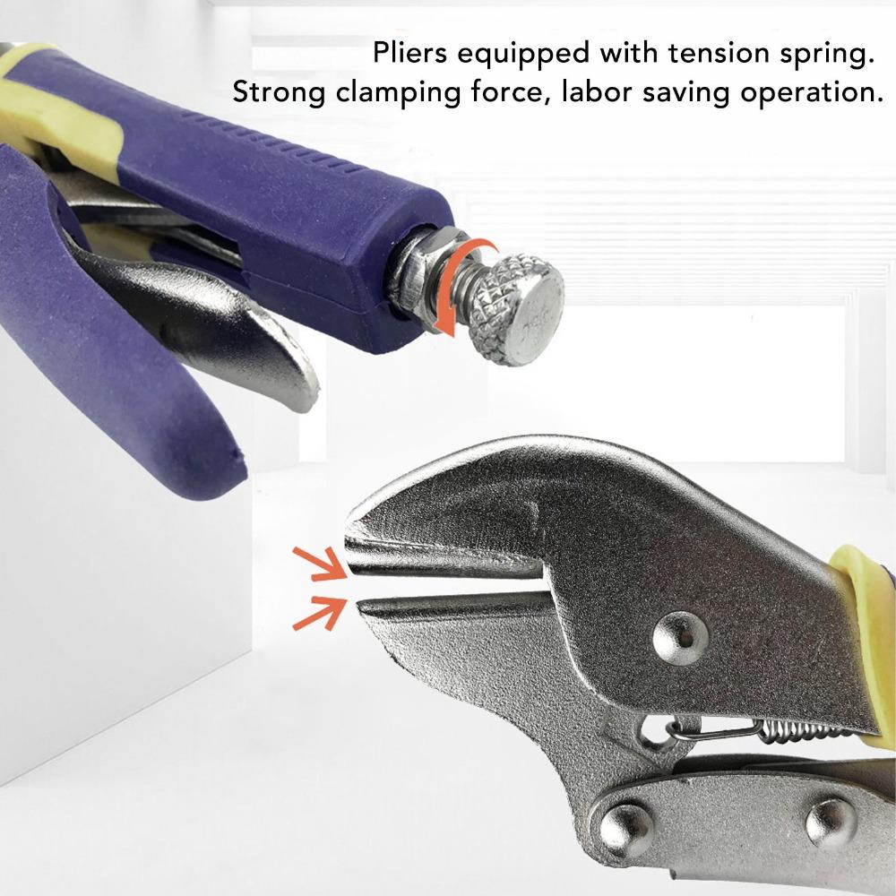 Iron Pinch Off Pliers 7mm Jaw Straight Jaw Pliers Convenient Hose Clamp Tool Engineering