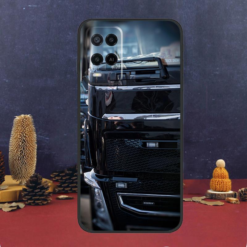 Cool Heavy Truck Car Case For Oppo A94 A74 A54 A15 A17 A57 A6 A5 Pro A16 A76 A96 A40 A60 A80 A18 A38 A58 A78 A98