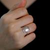My Shape Sun Moon Rings for Women Men Stainless Steel Gold Color Simple Adjustable Open Size Finger Rings Jewelry Gifts Female