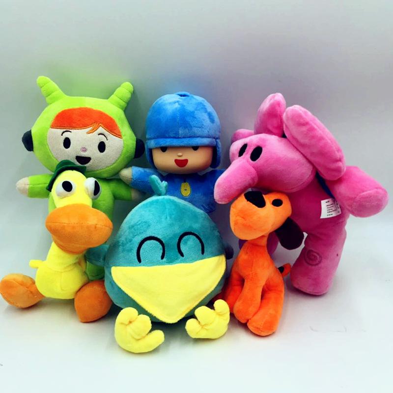 Pocoyo Plush Doll Toy - Patto Duck, Loula Dog, Pocoyo Plush, Elly Elephant Stuffed Animal - Soft, Cuddly, Baby Shower Gift
