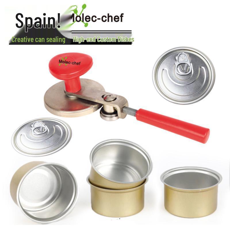 MO-Chef 100% Spanish Manual Round Can & Dish Sealer for Creative Caviar Storage