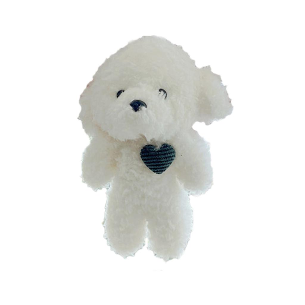 Mini Plush Bear Keychain Cute Aniaml Keyring Hanging Ornament Keys Holder Backpack Handbag Charm Gift for Girls Women