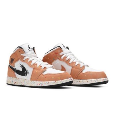 Air 1 Mid SE GS Pinselstrich Farbspritzer DA8006-100