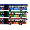 Alloy Double Section Extended Mini Bus Small Pull Back Children's Toy Bus Toy