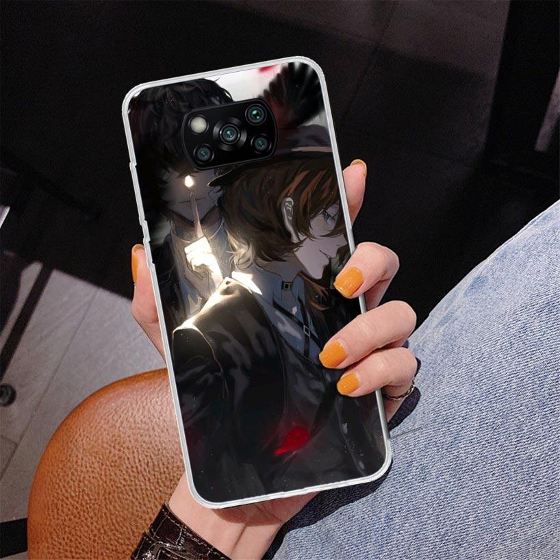 Bungo Stray Dogs Double Black Phnoe Case for Xiaomi Poco X5 X6 X7 Pro X4 Gt F7 Ultra M8 M7 Redmi 15C 15 13C 13 12C 12 Unique Cov
