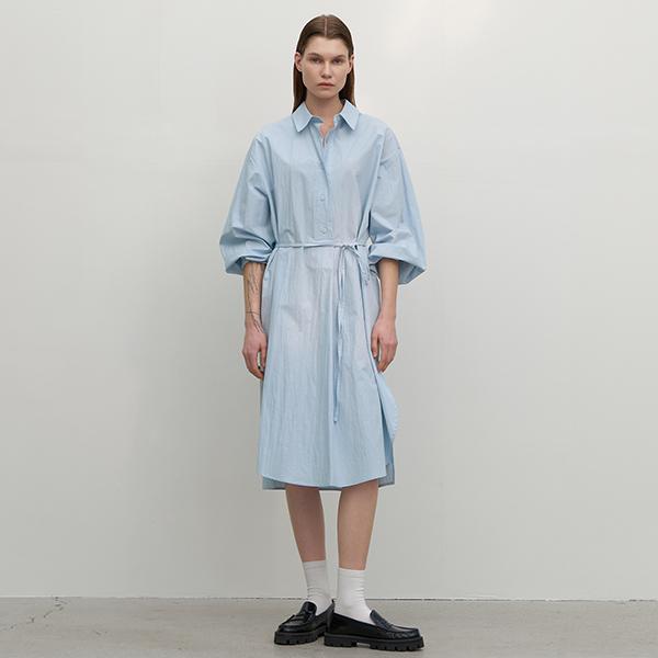 ATELIER NAIN Haim Boy-Fit Shirt Dress(Op-6142)