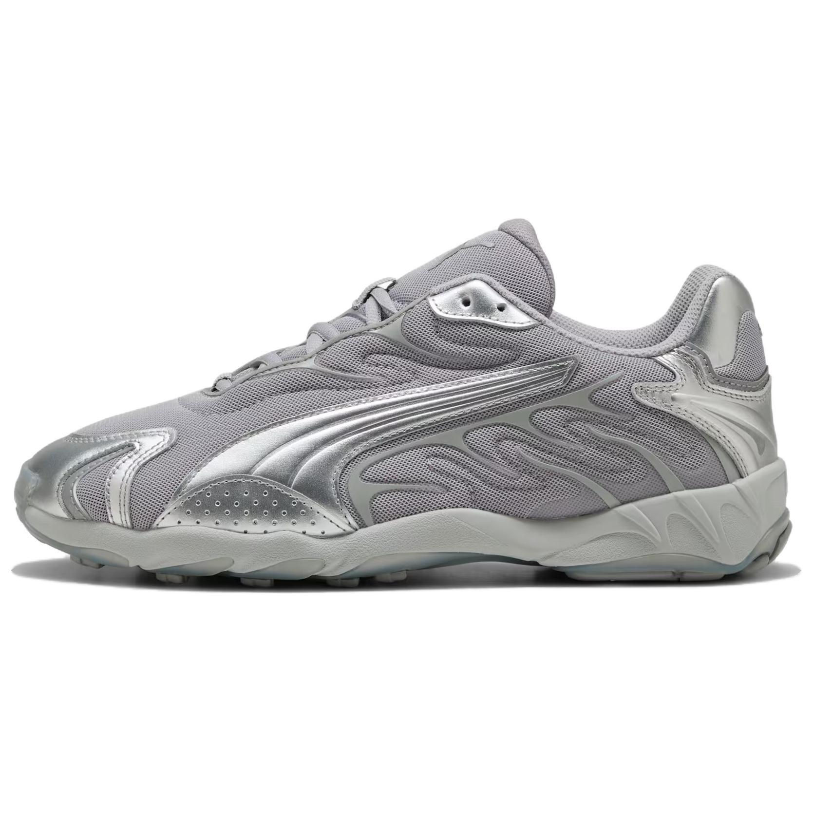 PUMA Inhale Metallic Glacial Grey Silver Men s 401780-01 EU 41