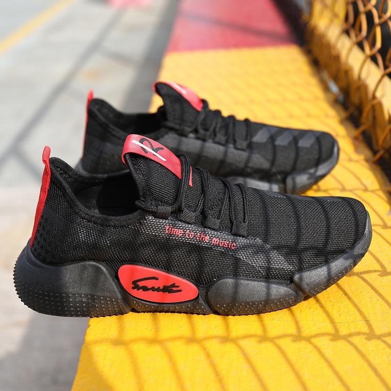 Men's shoes spring and autumn trendy shoes 2025 new versatile men's walking shoes casual sports breathable single shoes