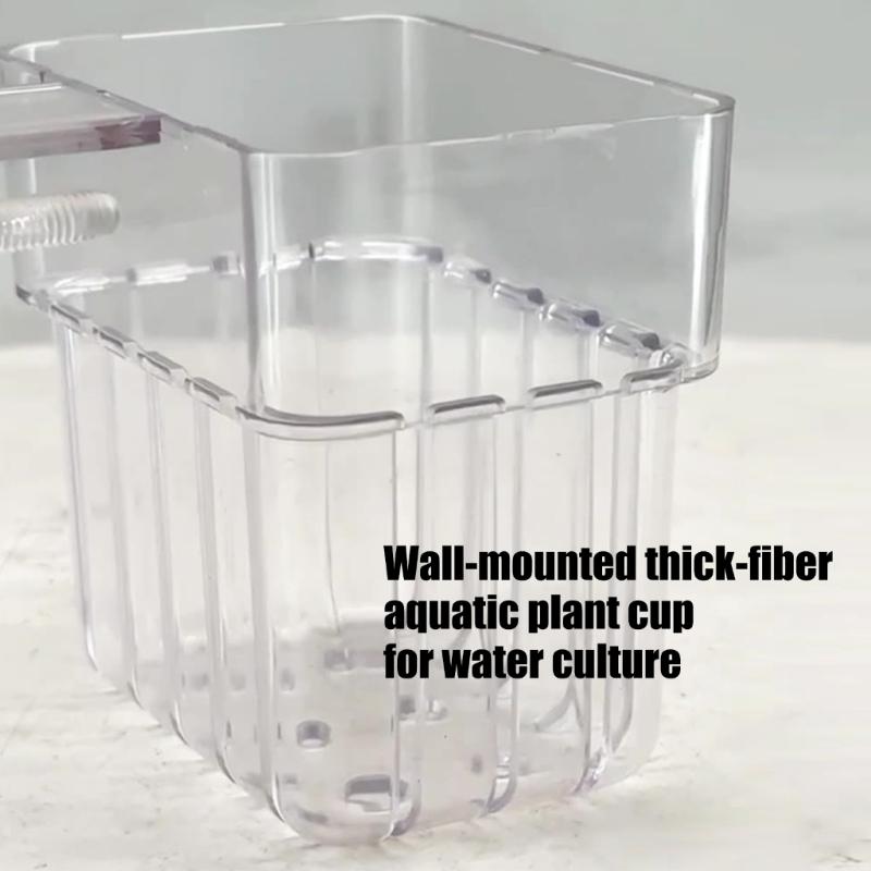 3pcs Hydroponic Planting Basket Water Plant Grass Container Hydroponic Cups for Safety Plant Growth