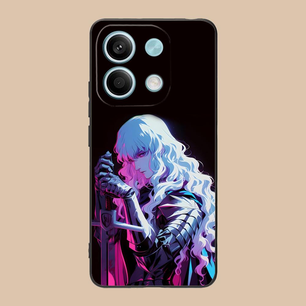 Anime Griffith Phone Case for POCO M7 M6 M5 M4 M3 X7 X6 X5 X4 X3 Pro GT 5G Soft TPU Shockproof Cover