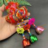 Chinese Style Snake Year Embroidered Scented Wind Chime Pendant for Home or Car