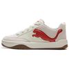 Park Lifestyle Comfortable Versatile Thin Sole Durable Low-Top Skate Shoes Unisex Sneaker White Red 395022-09