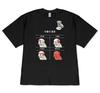 Funny TShirt  Y2k Tops Korean Meme Dog Headache Types Graphic Cute Puppy Print Short Sleeve Casual Tee for Unisex Women Versatile