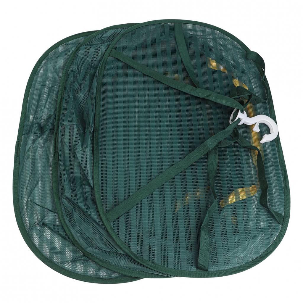 360° Roterende Haak Voedsel Droogrek Hangend Droognet Ademend Nylon Materiaal