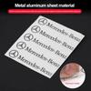 2025 Hot 4/8Pcs For Mercedes Benz AMG GLC W205 W203 W204 W206 W220 W211 W201 3D Metal Car Interior Decoration Sticker Emblem Aut