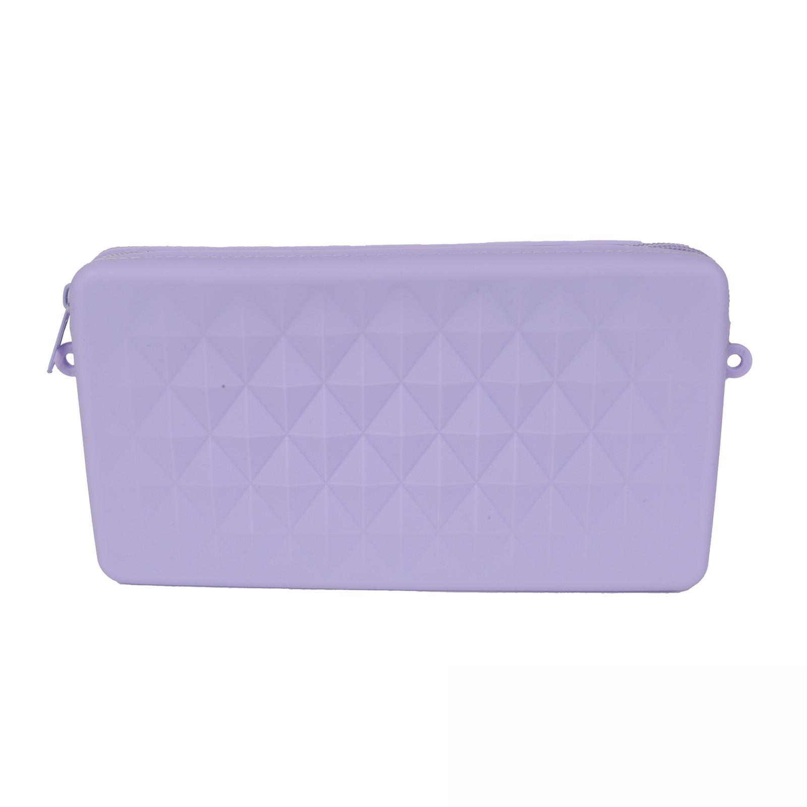 

Силиконовый держатель для телефона, сумка с отверстием, мягкий силиконовый кошелек с вставкой, подходящий для аксессуаров с отверстиями One Size фиолетовый