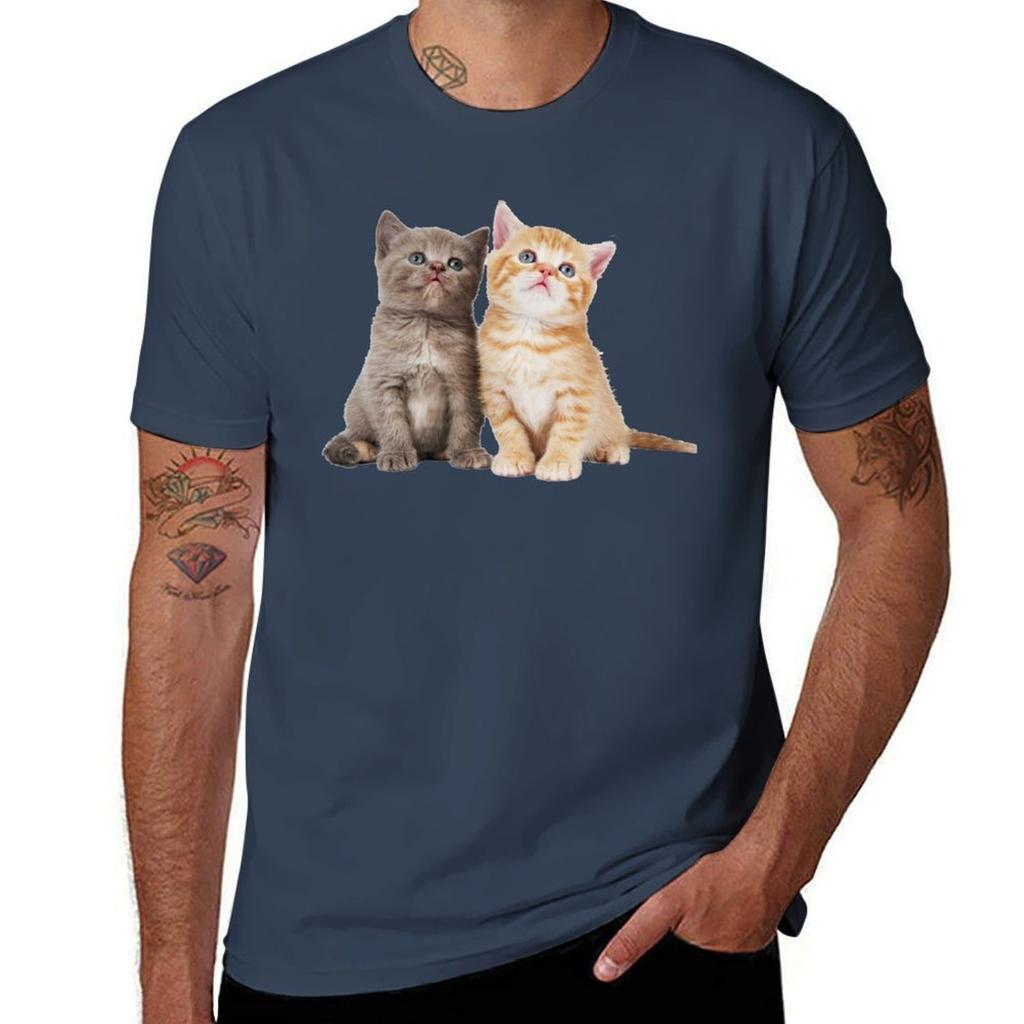 Cute Kittens Tshirt Thanksgiving Casual Tee