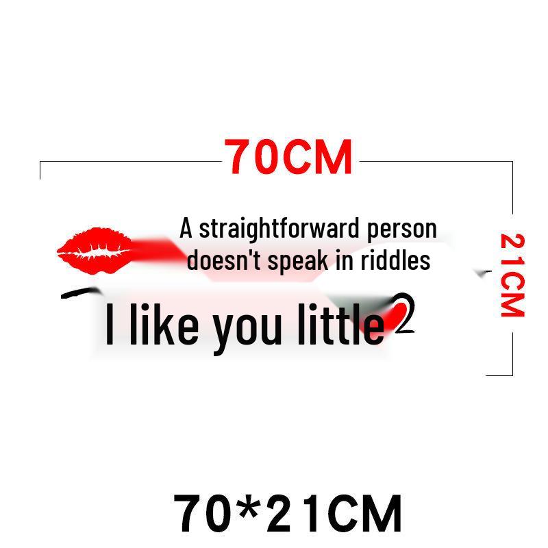 Creative Personality Reflective Car Door & Rear Window Sticker: 'A Wise Man Speaks Little'