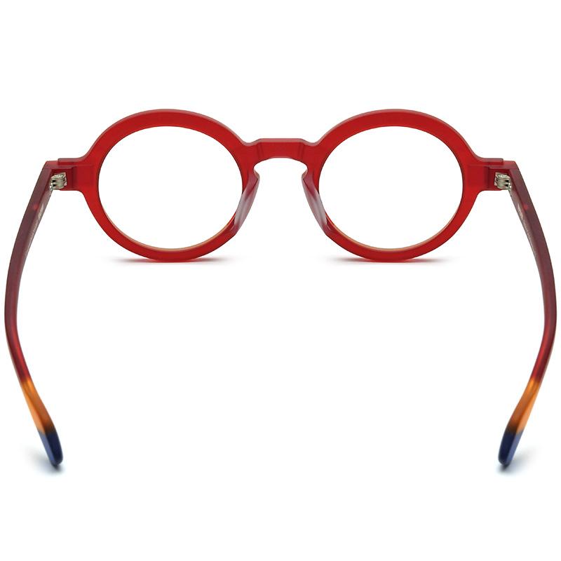 New Frosted Personalized Round Eyeglass Frame for Small Faces - Unisex Myopia Glasses