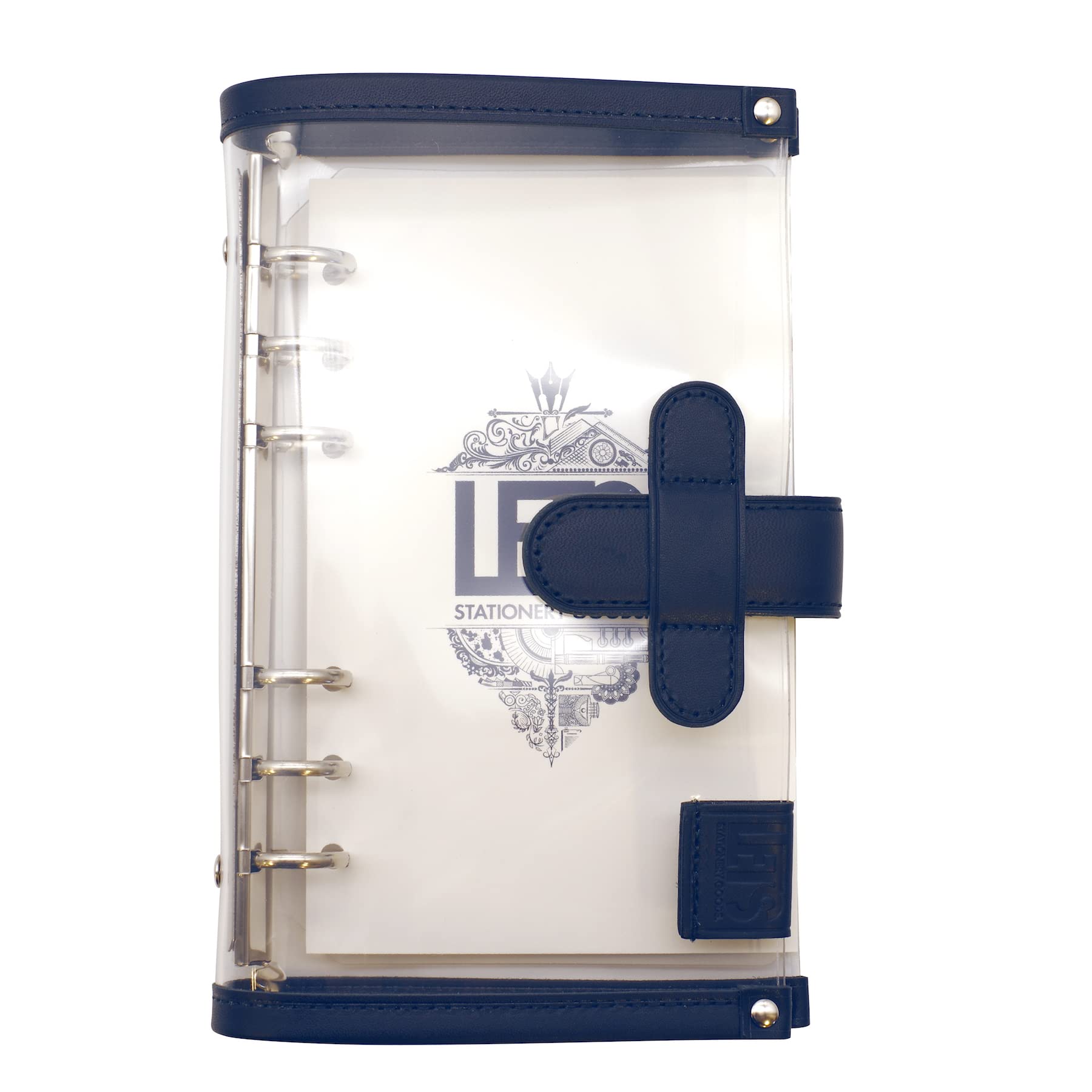 

LETS STATIONERY GOODS Clear System Notebook Bible [Blue] синий