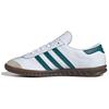 adidas Originals Hamburg Wygodne Wszechstronne Niskie Buty Skate'owe Unisex Trampki Białe Zielone JH8562