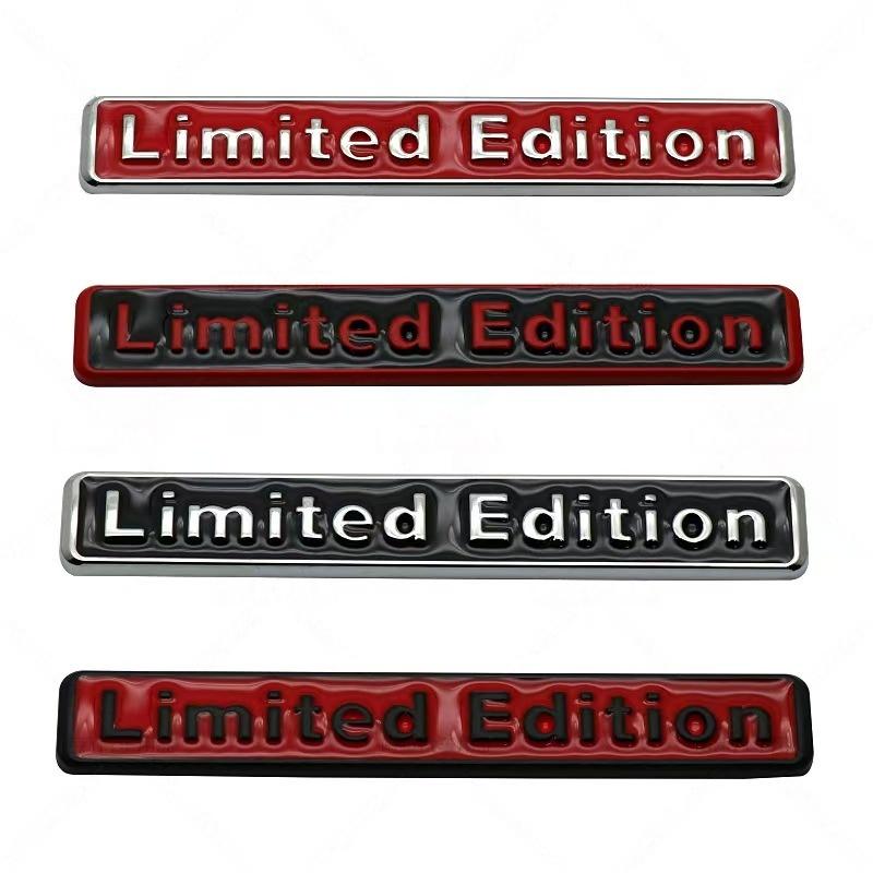 1Pc Metal Limited Edition Logo Fender Trunk Badge Emblem Racing SUV Sports Stickers Car Body Decal for All Car