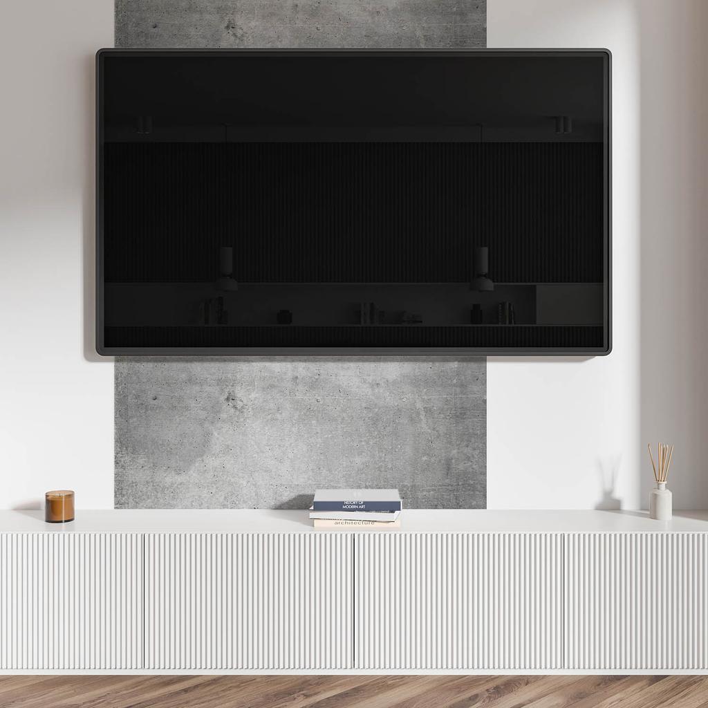 Winylowy Dekor Ścienny Samoprzylepny Do Wnętrz 100X50 Cm Tekstura Surowego Betonu