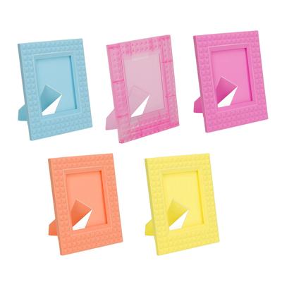 Mini-Fotorahmen 4,3x3,3 Zoll Bilderrahmen für Schreibtisch Tischplatte Mini Sofortbild-Fotorahmen für Instax